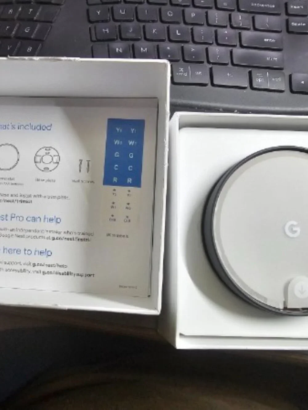 Google Nest Smart Wi-Fi Thermostat - Charcoal (Open Box / New)